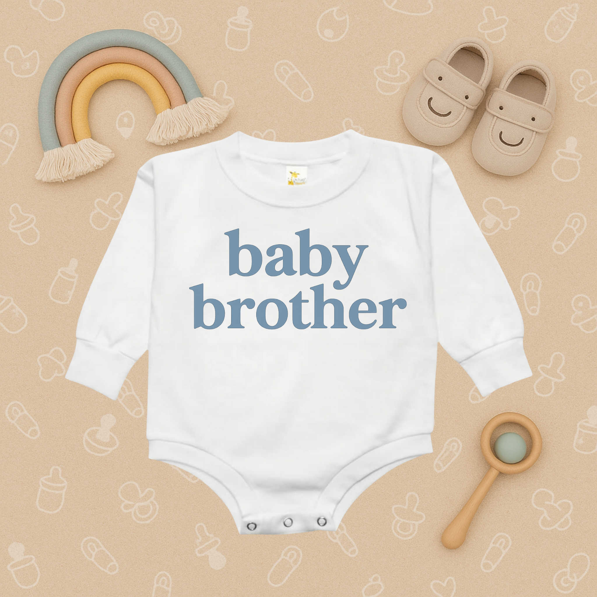 Baby Brother Bubble Romper