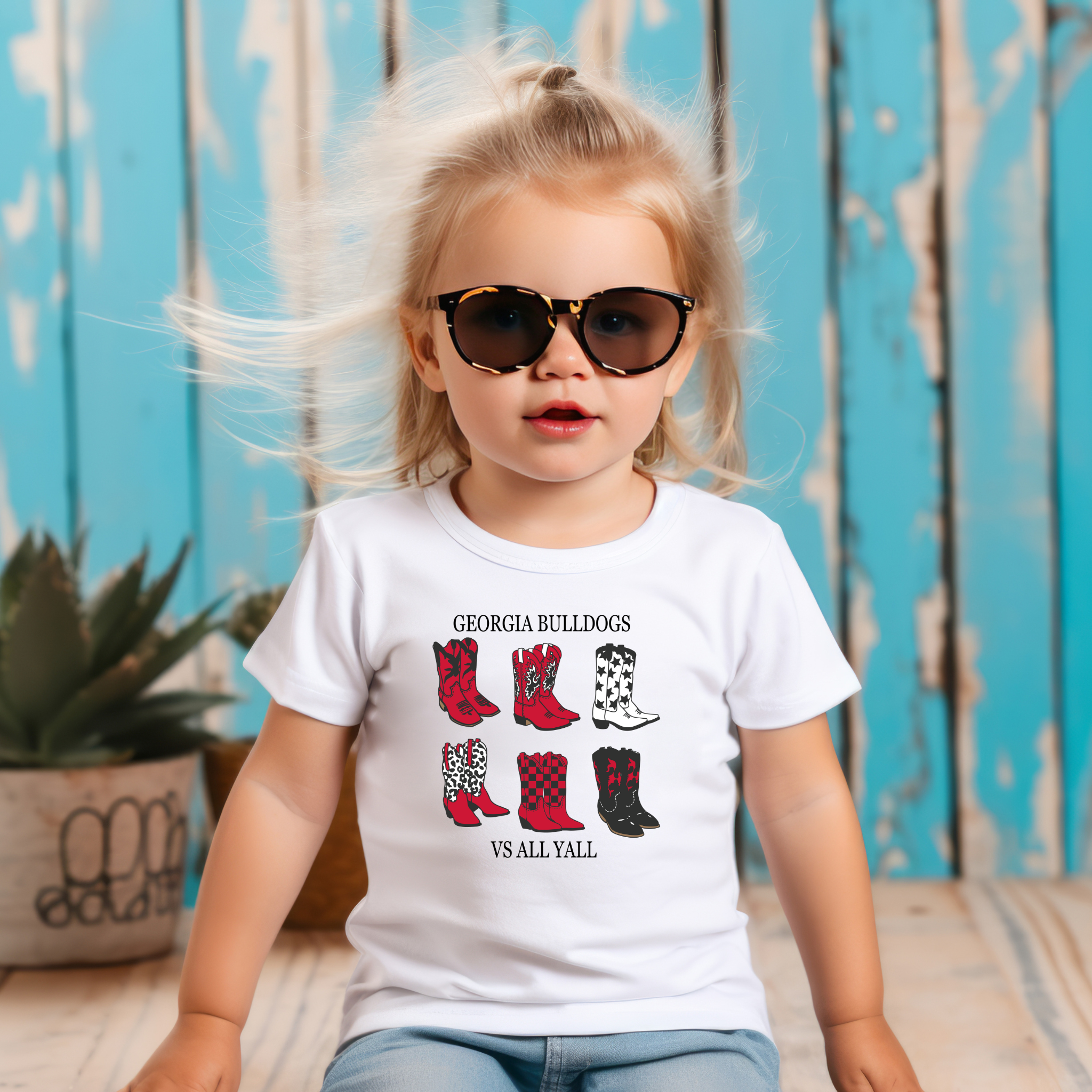 Georgia Bulldogs vs All Yall Toddler T-Shirt