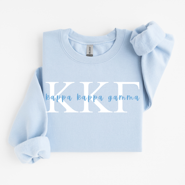 Kappa Kappa Gamma Classic Letters Sweater
