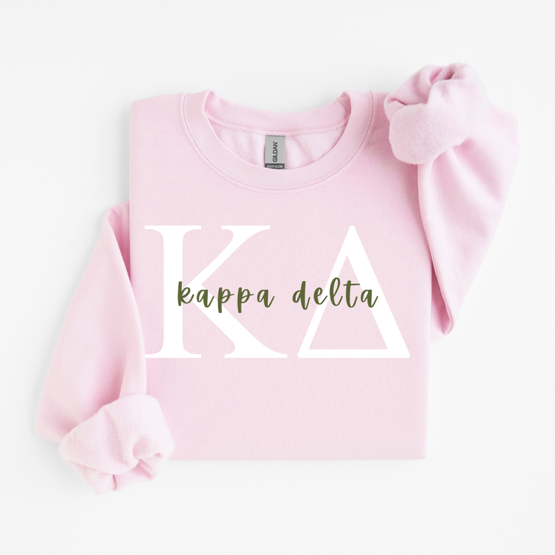 Kappa Delta Classic Letters Sweater