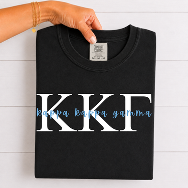 Kappa Kappa Gamma Classic Letters T-Shirt