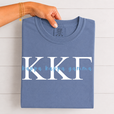Kappa Kappa Gamma Classic Letters T-Shirt