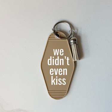 We Didn't Even Kiss Motel Keychain with Tassel