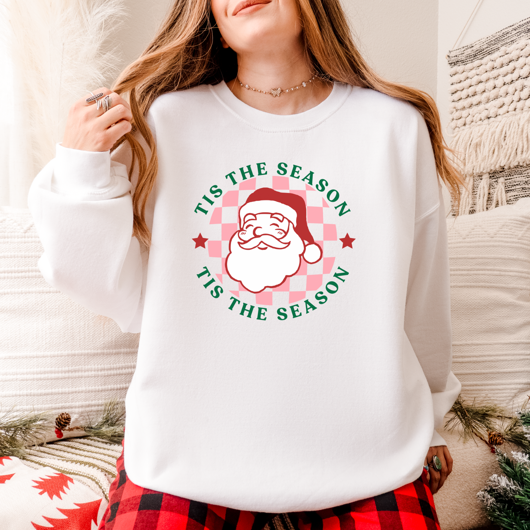 Santa Tis the Season Sweater