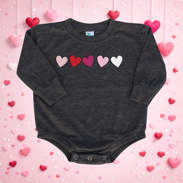 Mini Hearts Bubble Romper