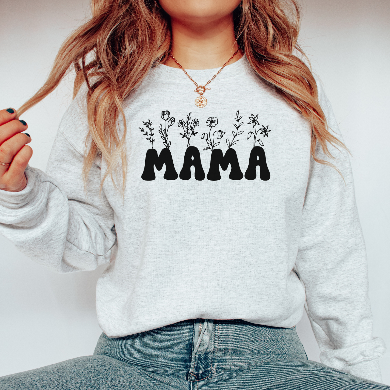Mama Flowers Sweater