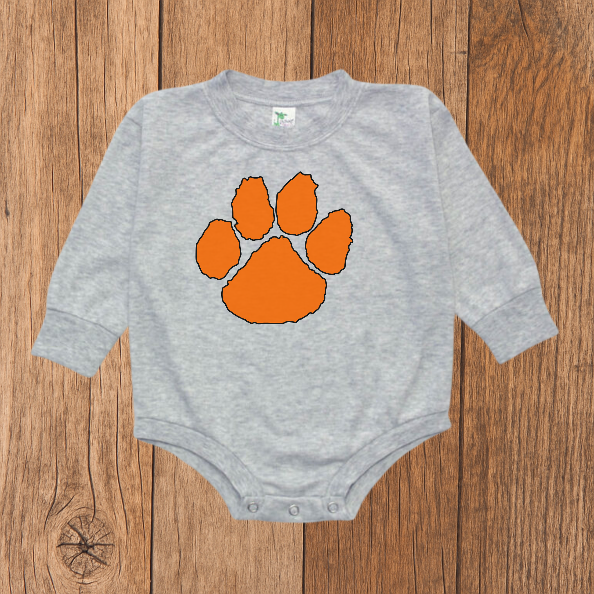 Clemson Tiger Paw Bubble Romper
