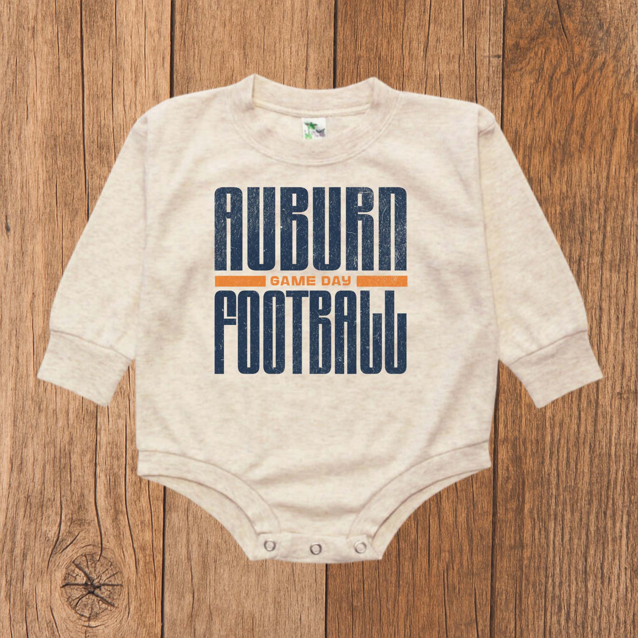 Auburn Football Game Day Bubble Romper