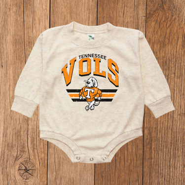 Retro Tennessee Vols Bubble Romper