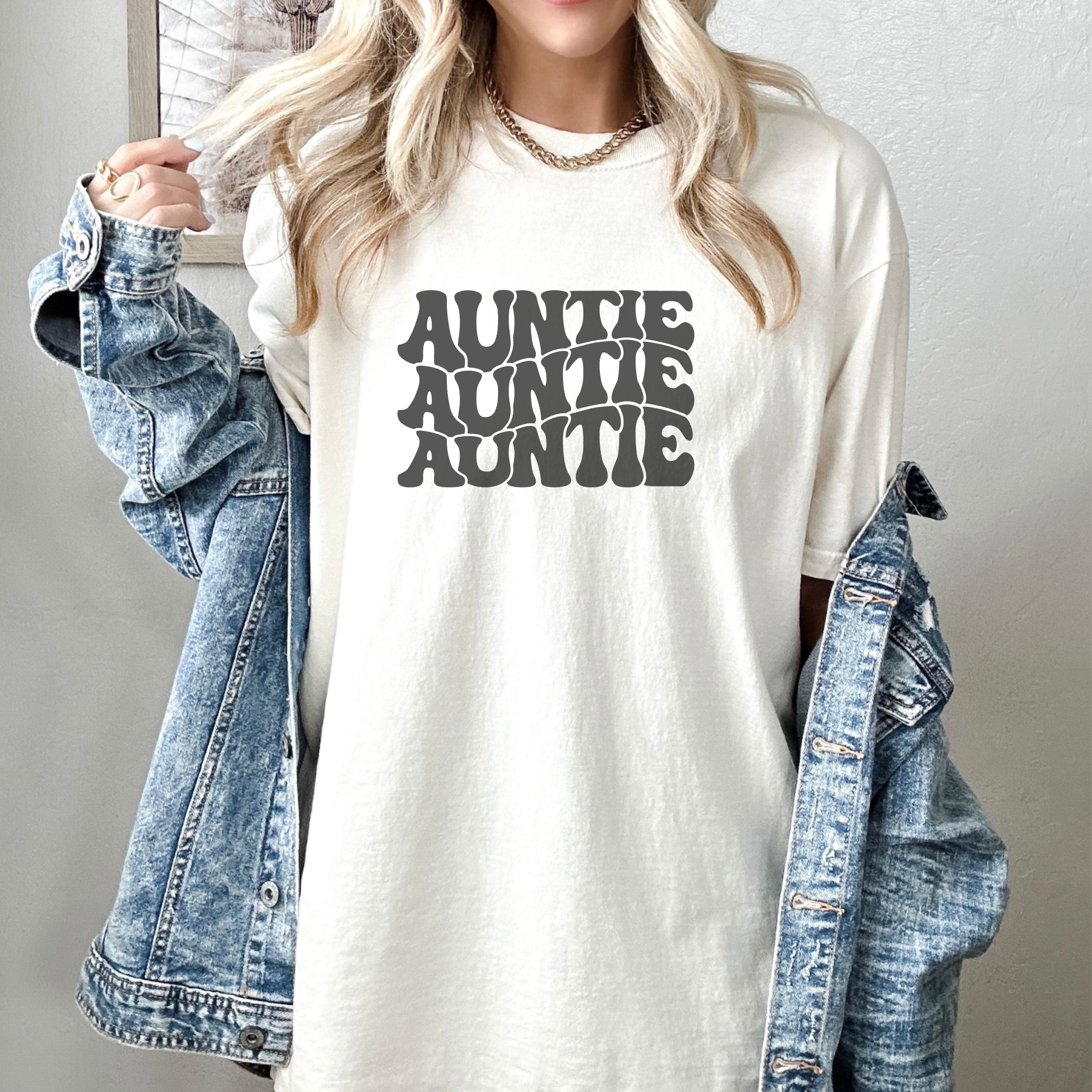 Auntie Stacked T-Shirt