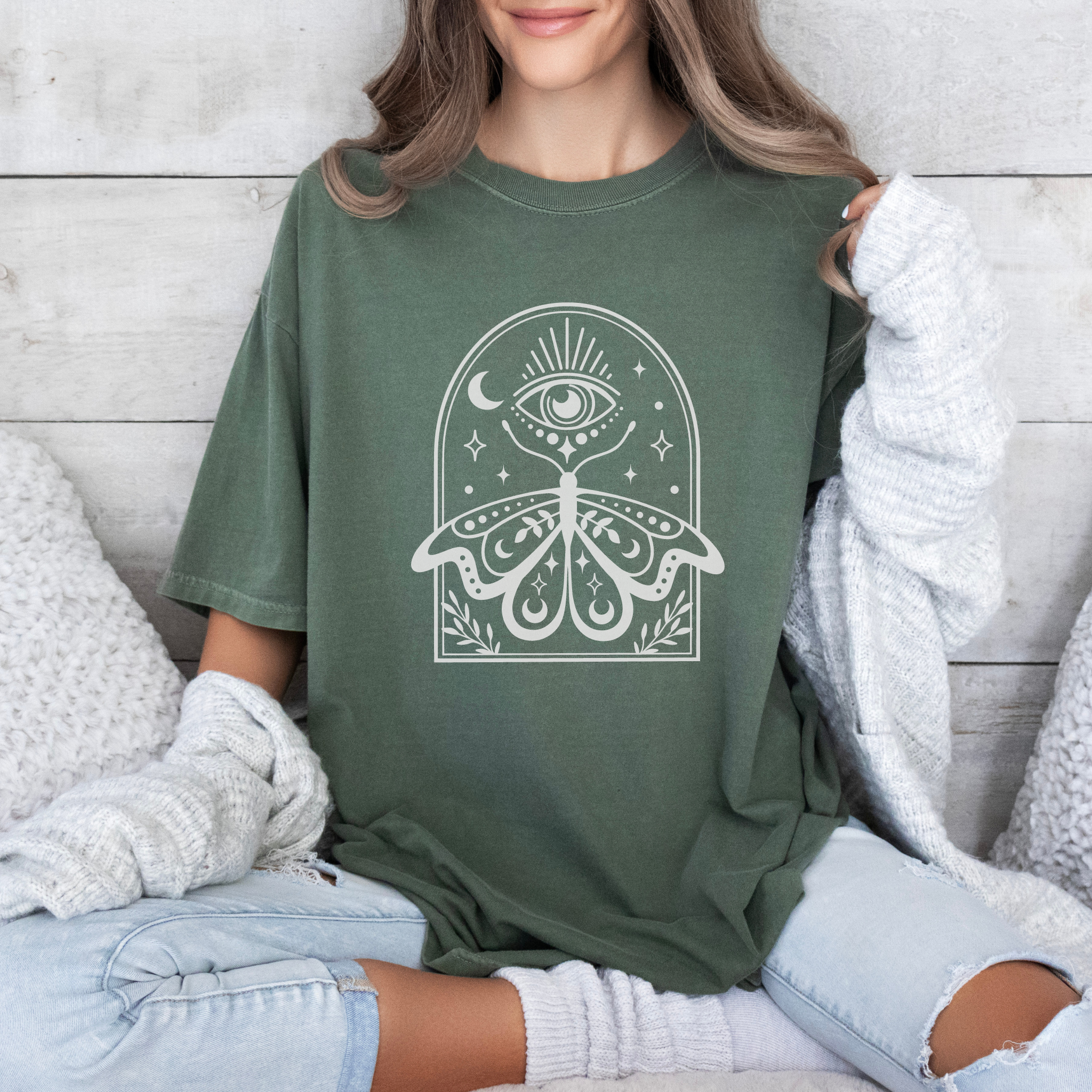 Butterfly Illustration T-Shirt