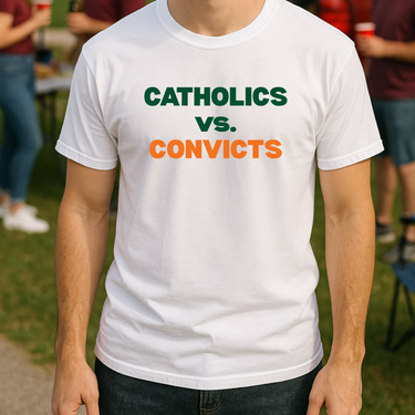 Catholics vs Convicts T-Shirt