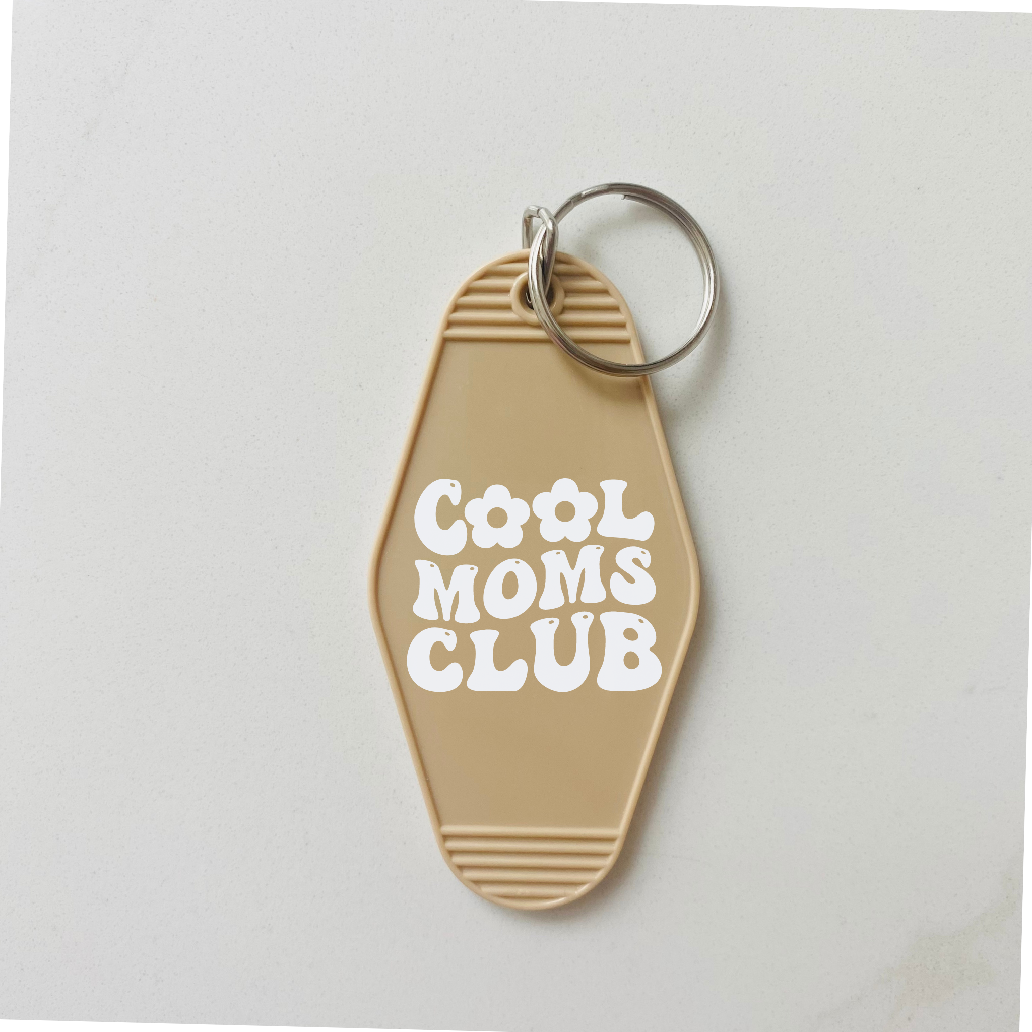 Cool Moms Club Motel Keychain