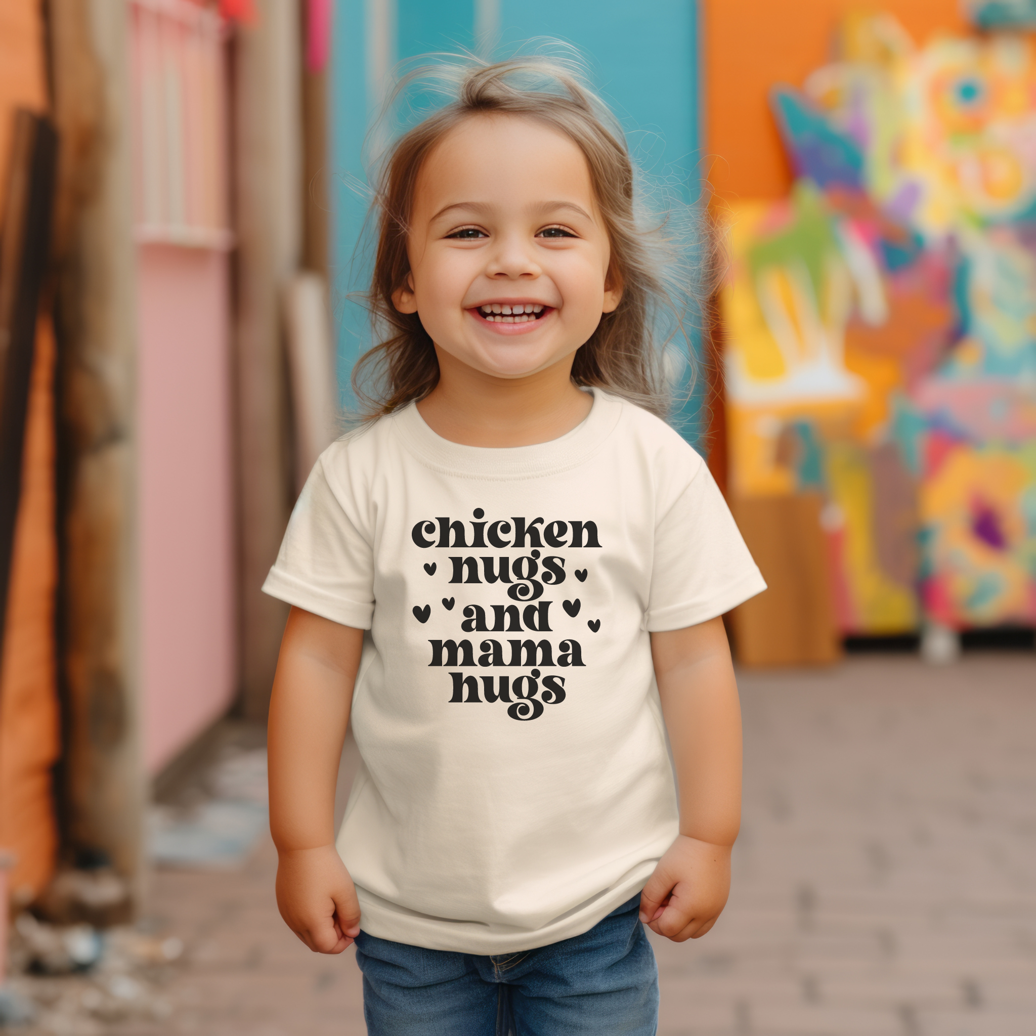 Chicken Nugs and Mama Hugs T-Shirt