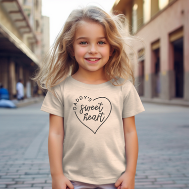 Daddy's Sweetheart Toddler T-Shirt