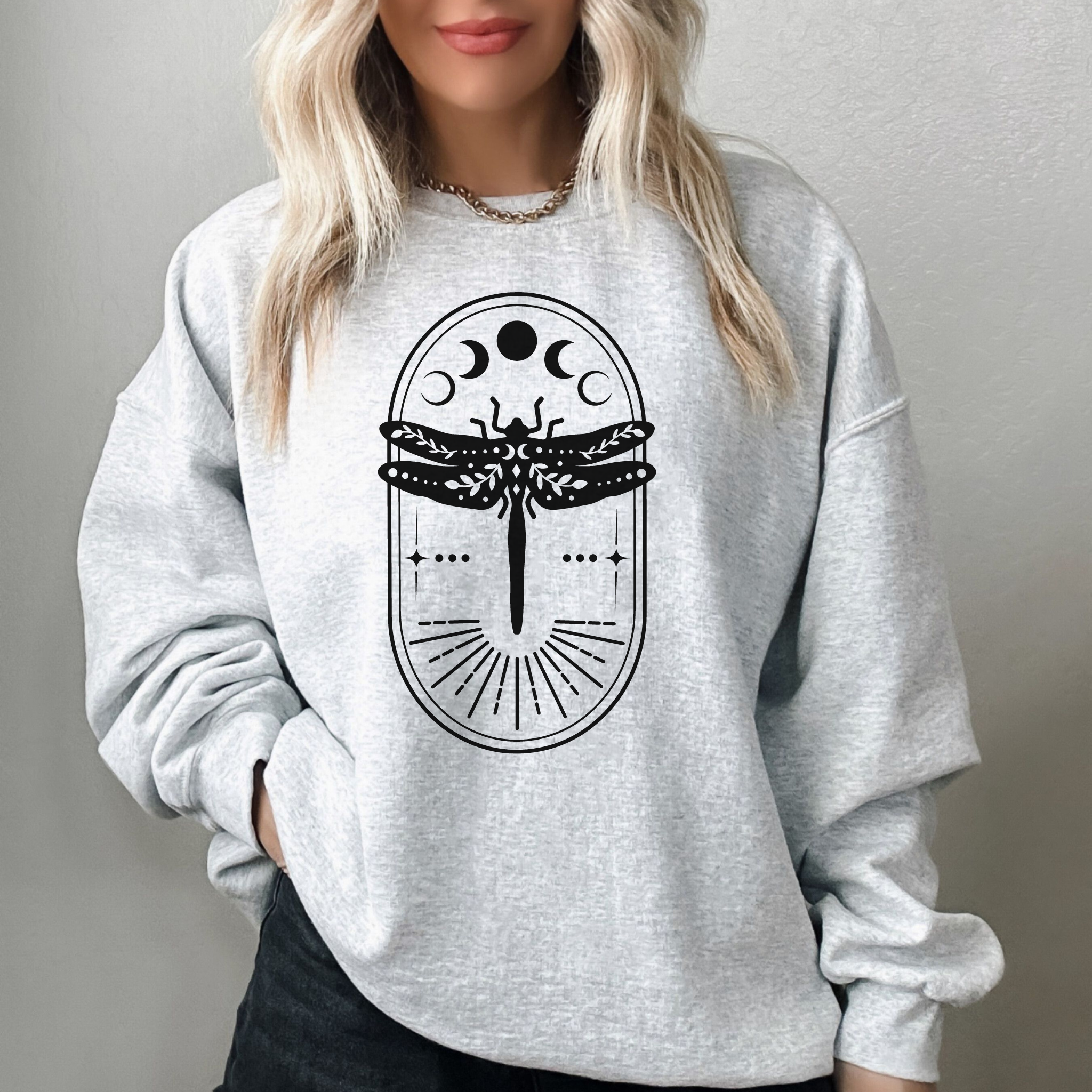 Dragonfly Illustration Sweater