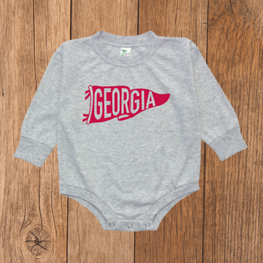 Georgia Pennant Bubble Romper