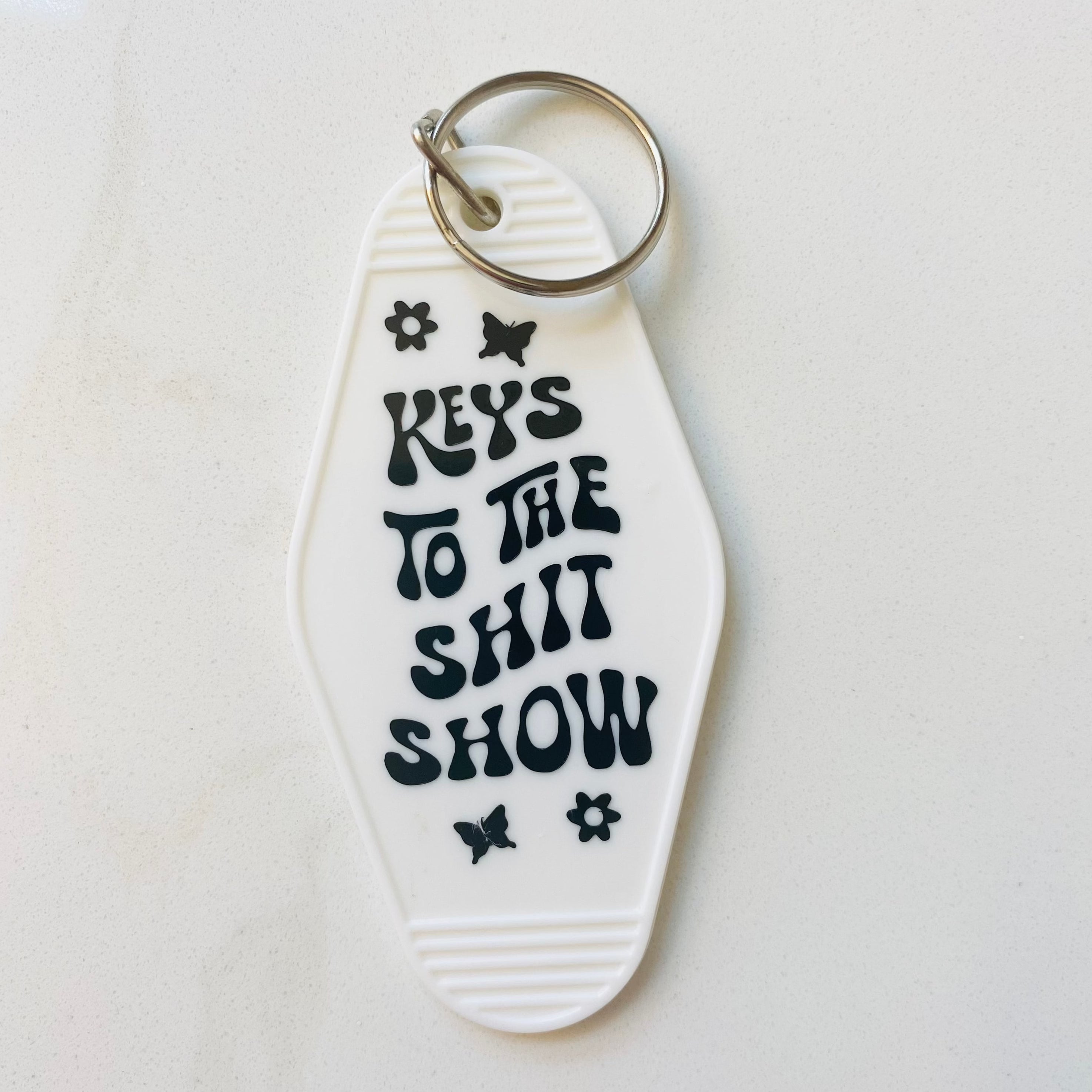 Keys to the Shit Show Motel Keychain