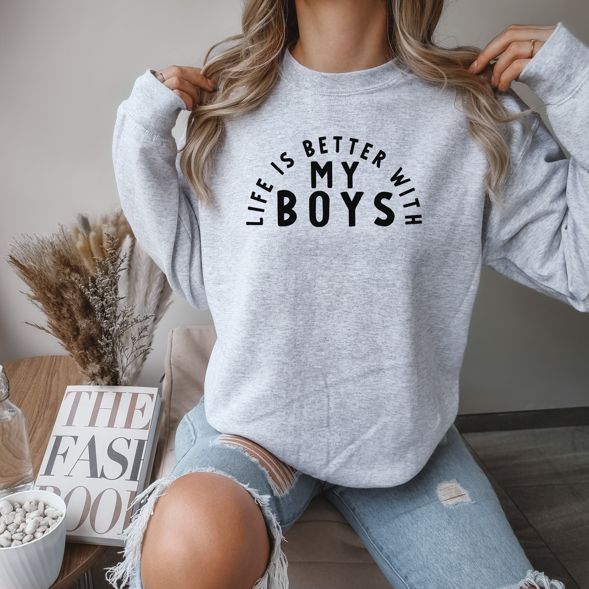 Life is Better with My Boys Sweater