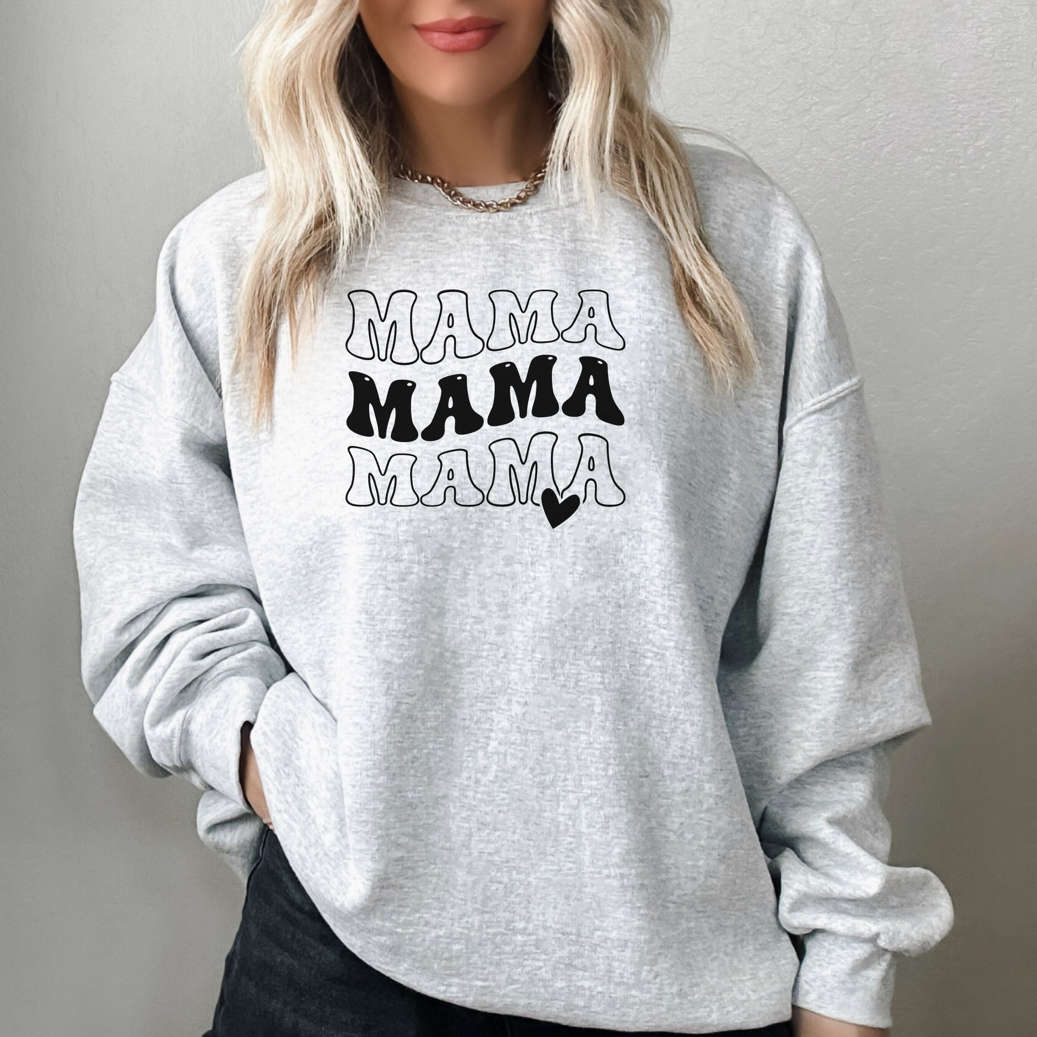 Mama Stacked Sweater