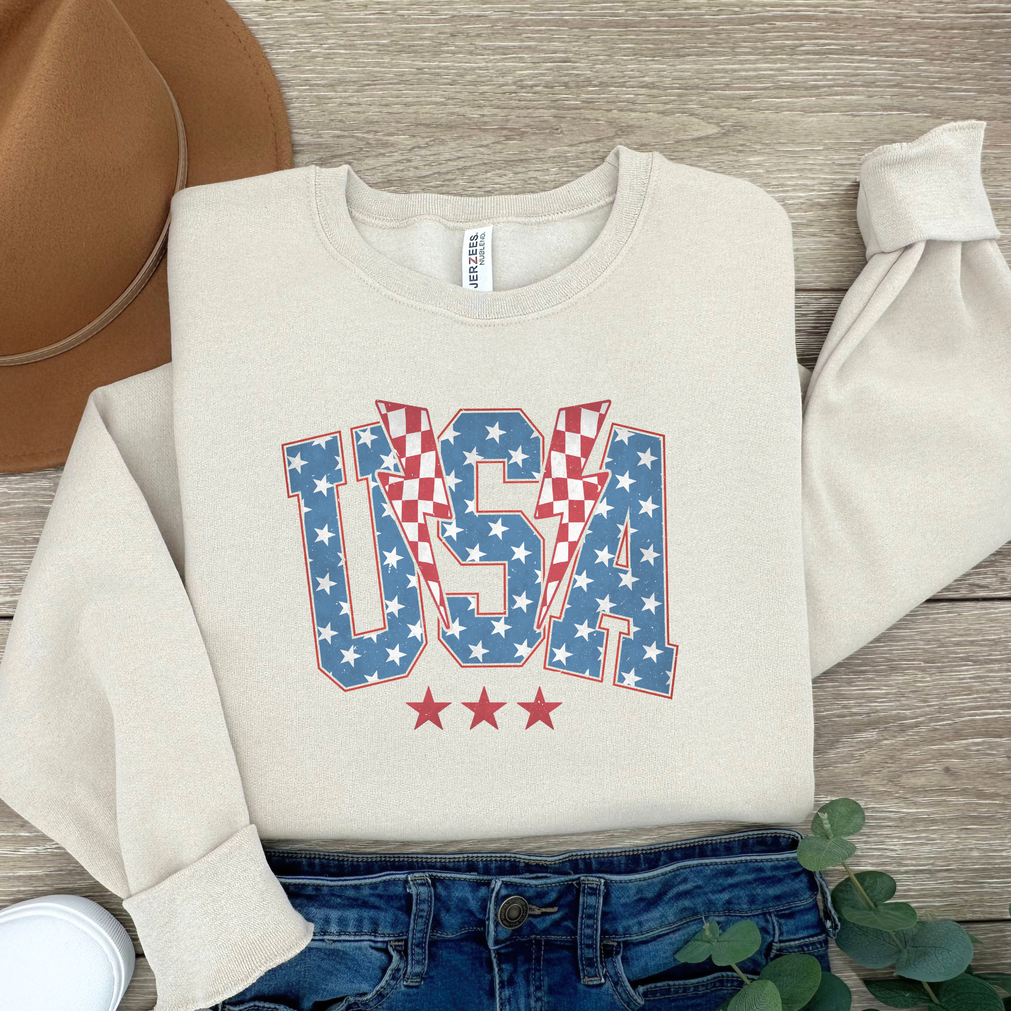 USA Lightning Sweater